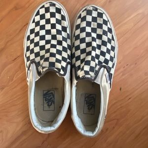 Checkered Print Vans